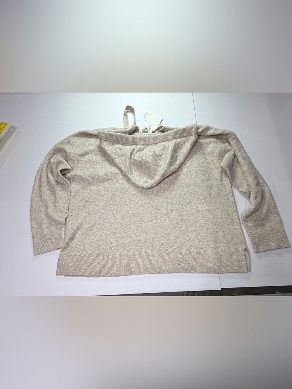 NWT Nordstrom Lounge Set XL Beige Heather 2 Piece Hoodie Pants - Picture 6 of 14